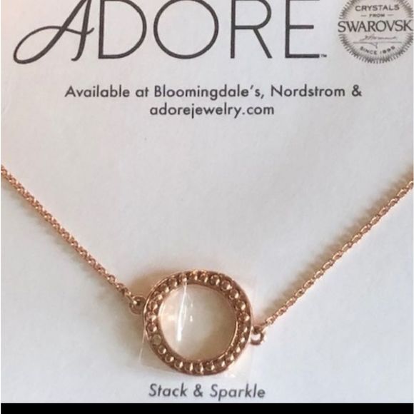 Swarvoski Rose Gold bracelet- Adore - - NWT - Rare - Picture 3 of 3